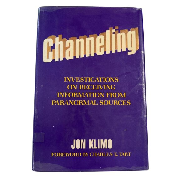 Channeling By Jon Klimo Hardcover First Edition 1987 Paranormal Investigations E - Picture 1 of 4